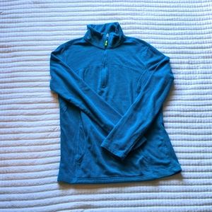 Tangerine Blue Quarter Zip Pullover